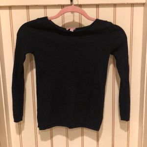 NAVY THIN SWEATER
